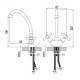 Смеситель для кухни с поворотным изливом STANDARD LM2104C