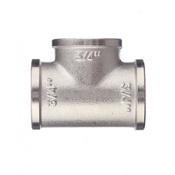 Тройник Valtec (VTr.130.N.0005) 3/4 ВР(г) х 3/4 ВР(г) х 3/4 ВР(г) латунный