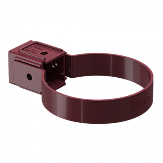 Хомут трубы пластиковый d80 мм Docke Standard красный RAL 3005