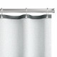 Штора для ванной Fora Stone Black 1800х1800 мм полиэстер белая/черная (FOR-STN204BL)