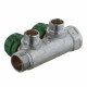 Коллектор Stout (SMB-6850-341202) 3/4 ВР(г) х 2 выхода 1/2 НР(ш) х 3/4 НР(ш) регулирующий