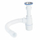 Сифон для мойки VIRPLAST by WIRQUIN 30986170 1 1/2"х40 с выпуском D 70 мм и соединением 40/50 мм