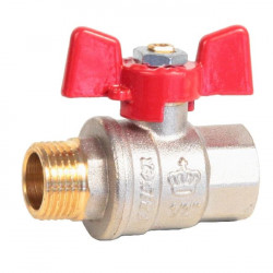 Кран KAISER 1/2? г/ш ручка бабочка усиленная 807-1/2