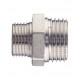 Ниппель переходной Stout (SFT-0004-001238) 1/2 НР(ш) х 3/8 НР(ш) латунный
