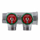 Коллектор Far (FK 3821 134 TP) 1 ВР(г) х 2 выхода 3/4 НР(ш) х 1 НР(ш) регулируeмый