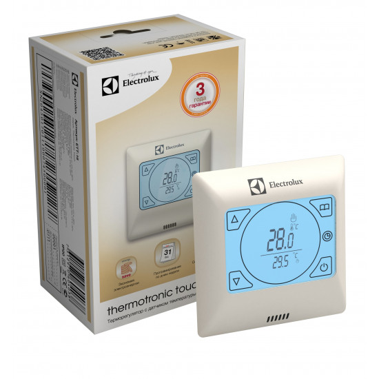 Терморегулятор механический программируемый Electrolux Thermotronic Touch слоновая кость
