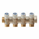 Коллектор Stout (SMB 6851 013404) 1 ВР(г) х 4 выхода 3/4 НР(ш) ЕК х 1 НР(ш) регулируeмый