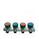 Коллектор Far (FK 3824 3412TP) 3/4 ВР(г) х 4 выхода 1/2 НР(ш) х 3/4 НР(ш) регулируeмый