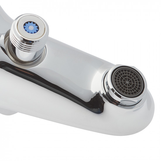 Смеситель для ванны GROHE Eurostyle 2015 23726003 с коротким изливом однорычажный без лейки