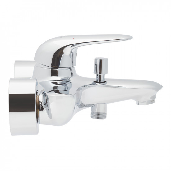 Смеситель для ванны GROHE Eurostyle 2015 23726003 с коротким изливом однорычажный без лейки