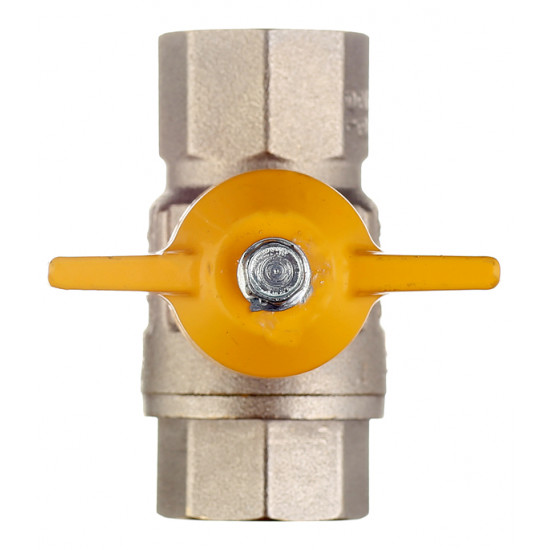 Кран шаровой газовый 1/2 ВР(г) х 1/2 ВР(г) бабочка