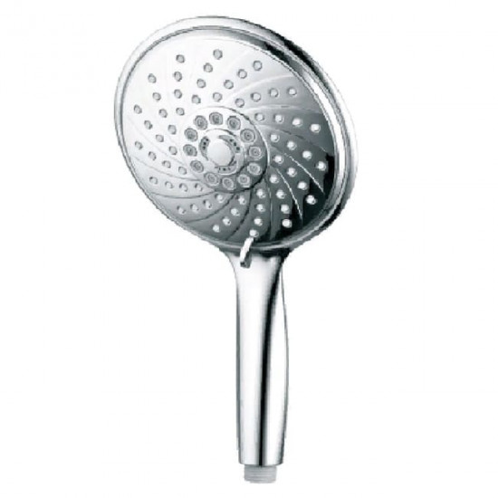 Лейка душевая круглая 6-функциональная Lemark 150*290мм, хром, блистер